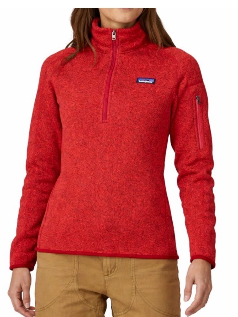 Patagonia Marled Red Better Sweater